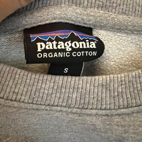Patagonia Sweatshirt Mens Size S Gray Built Endure Iron Works Ironmongers Badge - Picture 3 of 4